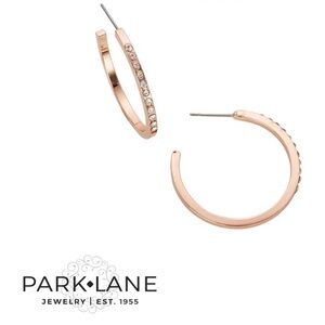 Park Lane Glo Pierced Hoop Earrings - Rose Gold